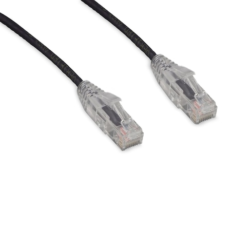 Cat6 7Ft Slim 28Awg Clear Booted Cable